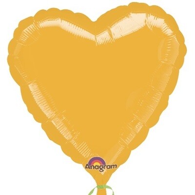 Heart Balloon - Gold 18"