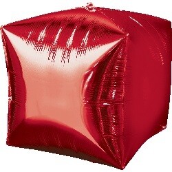Cube Balloon - Red 16"