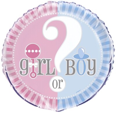 Gender Reveal Balloon 18"