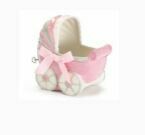 Baby Girl 8.5" Musical Carriage