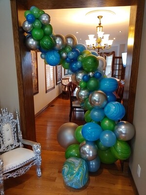 Organic Balloon Garland - 6 feet