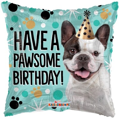 Have A Pawsome Birthday! Balloon 18"