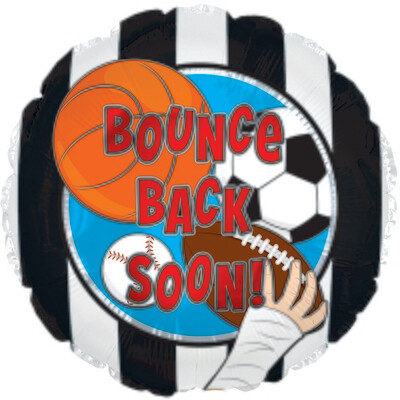 Bounce Back Soon Sports Balloon 17"