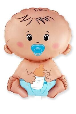 Jumbo Baby Boy in Diaper Balloon 24"