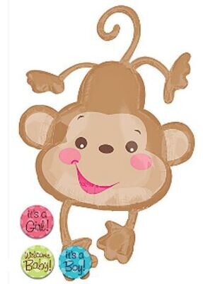 Baby Monkey Jumbo Balloon 40"