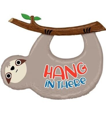 Sloth Hang in There Balloon 42"