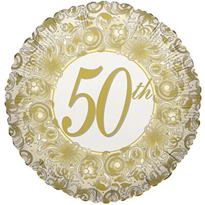50th Anniversary Balloon - 18"