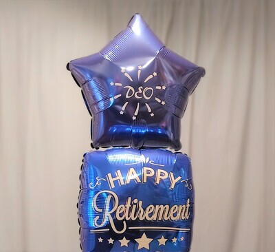 A Personalized Retirement 18" Foil Balloon