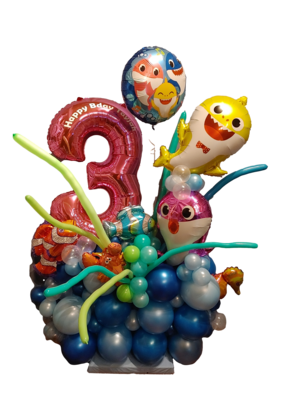 Premium Single Digit Balloon Sculpture