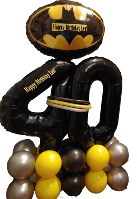 Double Digit Balloon Sculpture with Themed Topper
