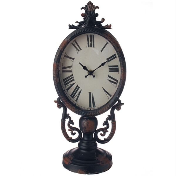 TT059  Ornate Clock on Pedestal