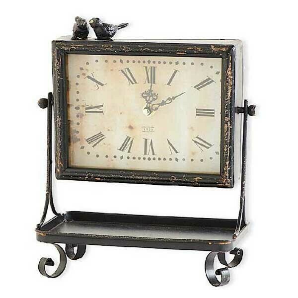 TT307 Blk Tray Clock