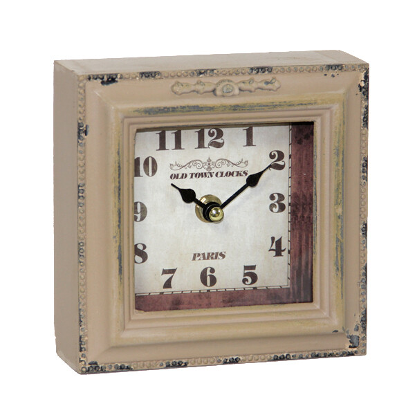 TT060 Square Rustic Clock