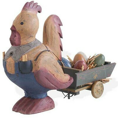 DF107 Rooster & Egg Cart