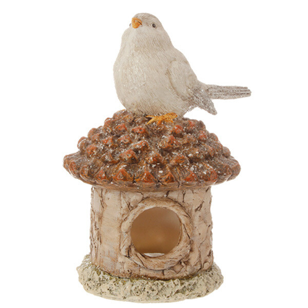 GC048 Bird on Birdhouse