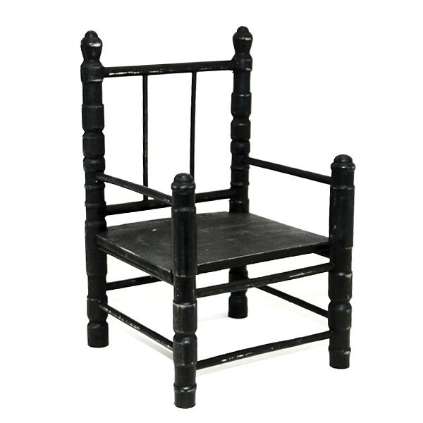 DA046 Vintage Straight Back Doll Chair