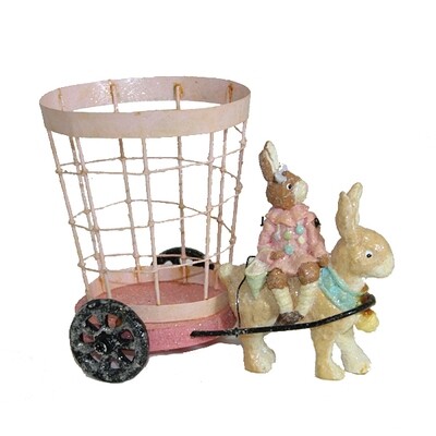 EK08 Easter Cart with Bunny