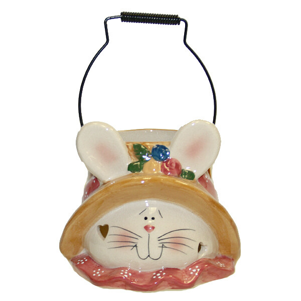 CA443 Bunny Head Tealight Holder