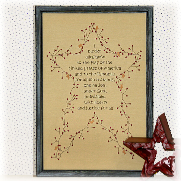 IF22 Pledge Framed Stitchery