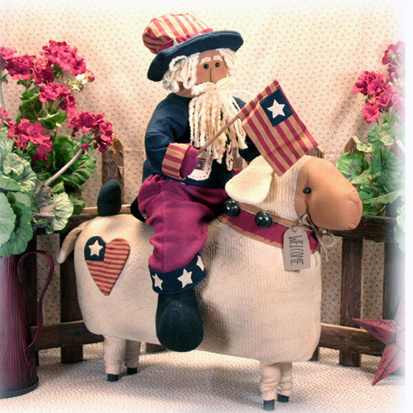 IX02 Uncle Sam on Sheep