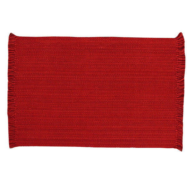 BI450M Woven Placemat Red