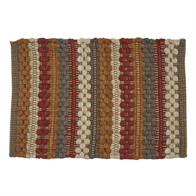 BI461M Gathered Pumpkin Chindi Mat