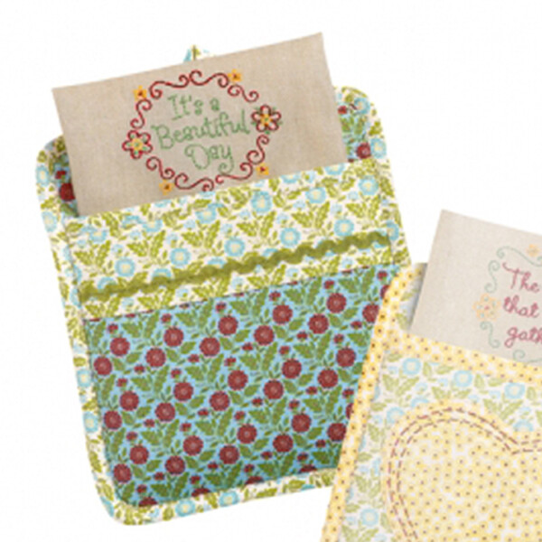 KL063 Meadow Pot Holder & Dish Towel Set