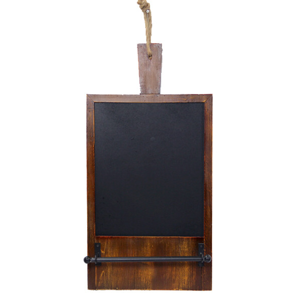 TD010  Breadboard Chalkboard Towel Rack