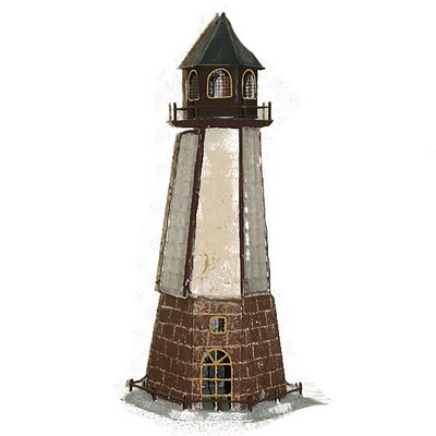 AC030 Hex Tin Lighthouse