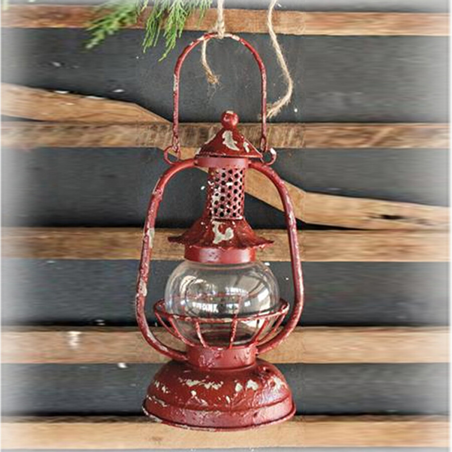 LU170 Red Vented Chimney Lantern