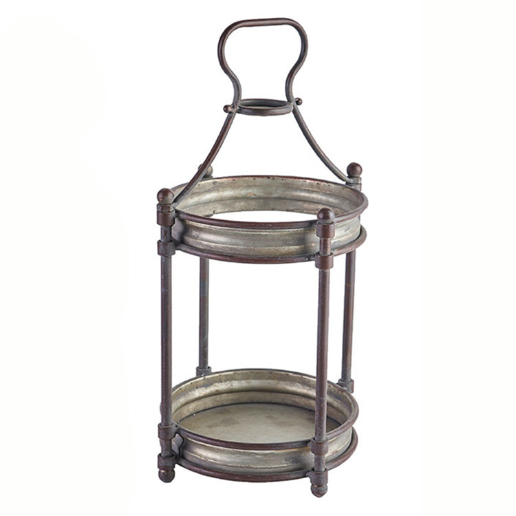 LU308 Round Metal Lantern