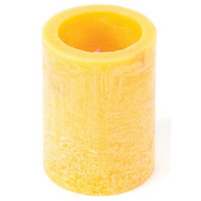 CA111 Apricot Timed Pillar Candle - 4