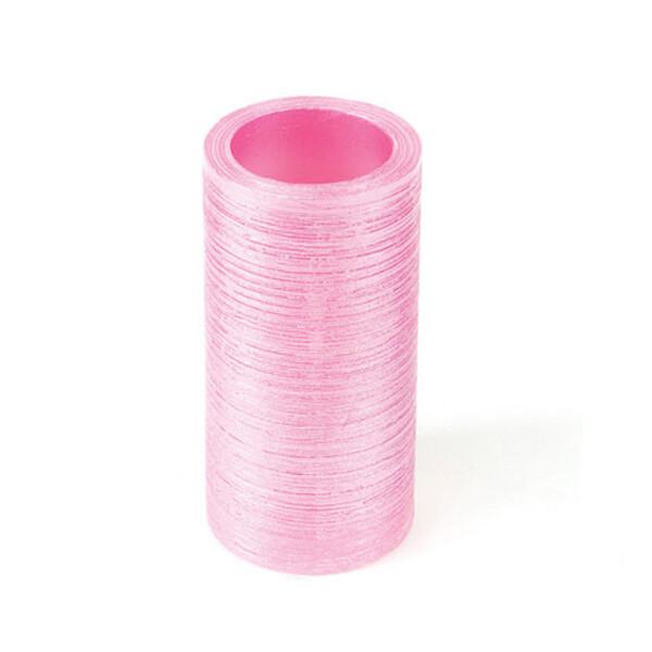 CA123 Pink Timed Pillar Candle - 6"