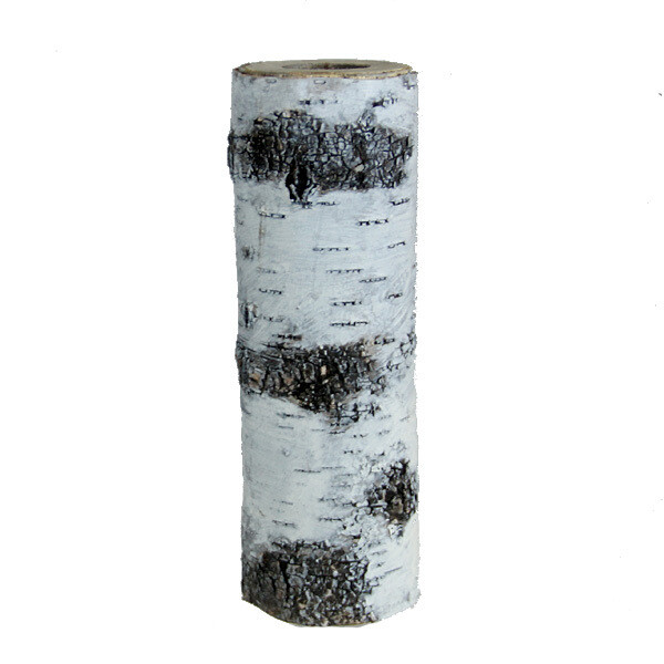 CA135 Birch Bark Candle Holder - Large