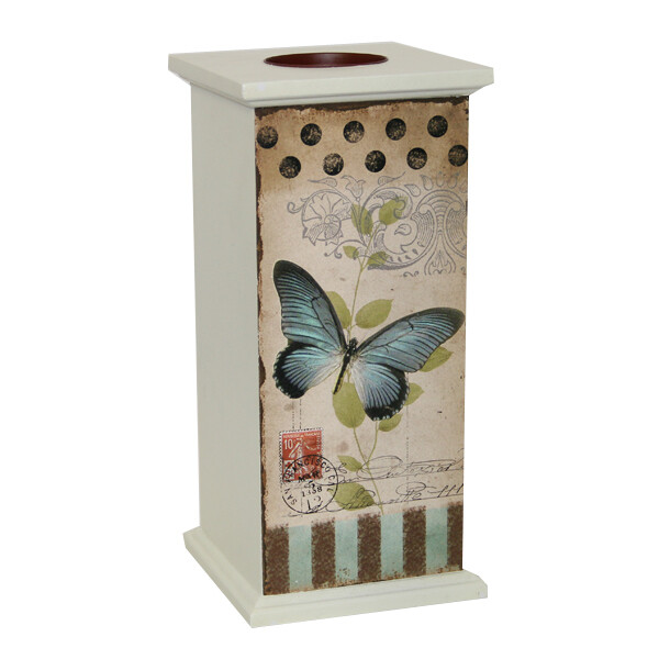 CA305 Butterfly Pedestal Candle Holder