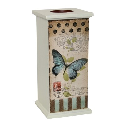 CA305 Butterfly Pedestal Candle Holder