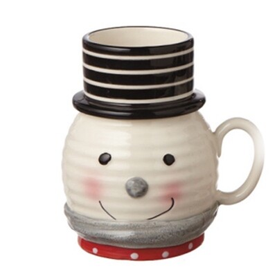 KE041 Snowman Cocoa Mug