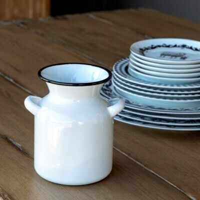 KE136P Enamel Milk Can -Sm