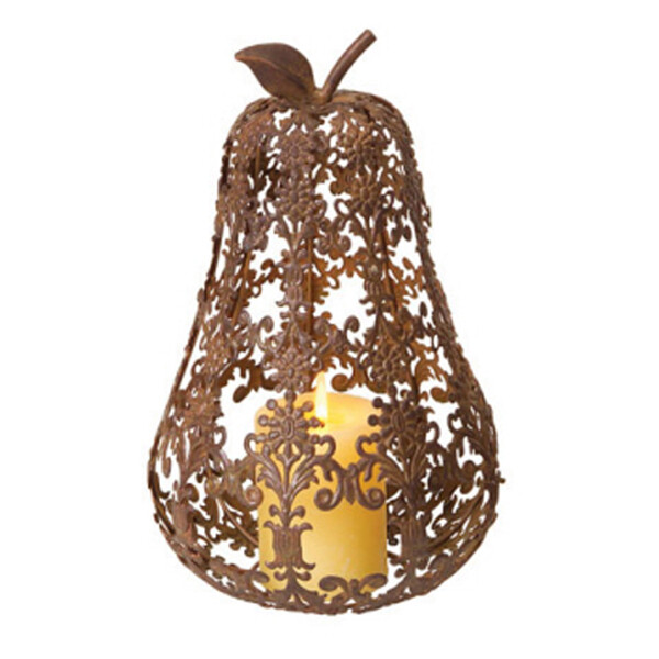 CA411 Filigree Pear Candle Holder