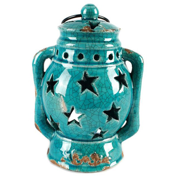 CA412 Teal Cndlpot
