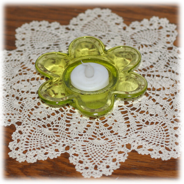 CA429 Colorful Flower Tea Light Holders
