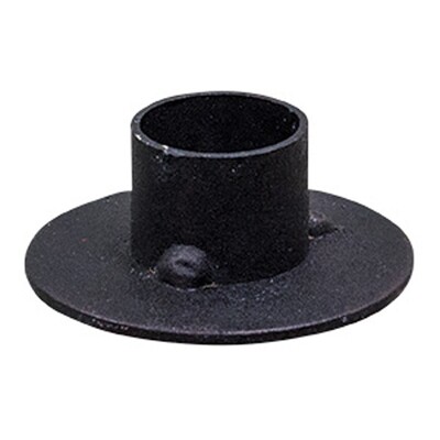 CA529 Round Black Iron Candle Holder