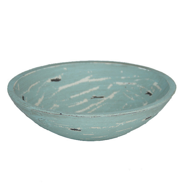 BW016 Shabby Chic Bowl - Robin Egg