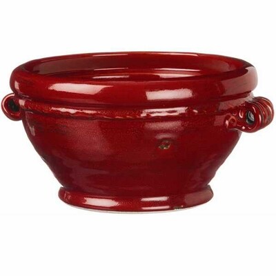 BW026 glazed Red bowl