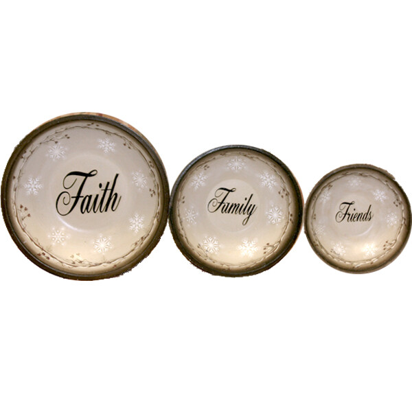 BW024S Faith Family Friend Bowl Set