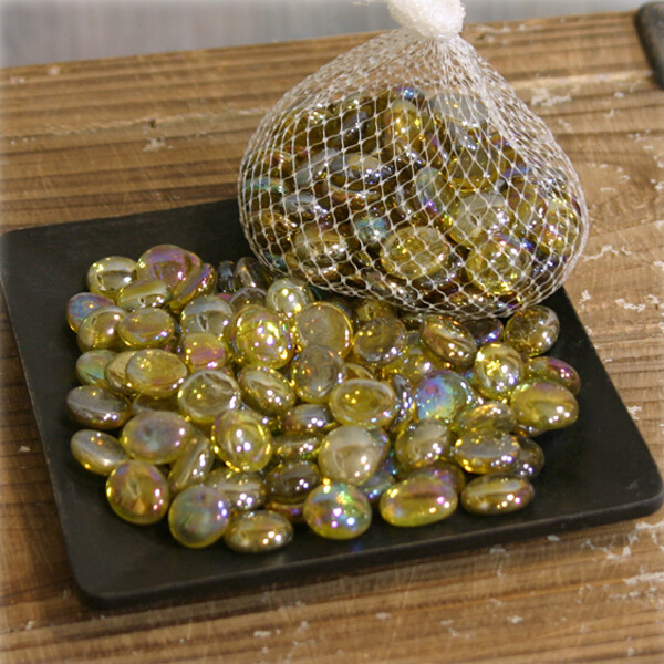 FL032 Irridescent Stones - Honey