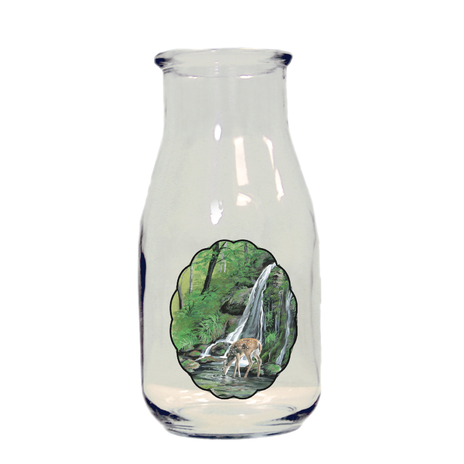 HMJ Decorative Milk Jar, style: 8 Deer