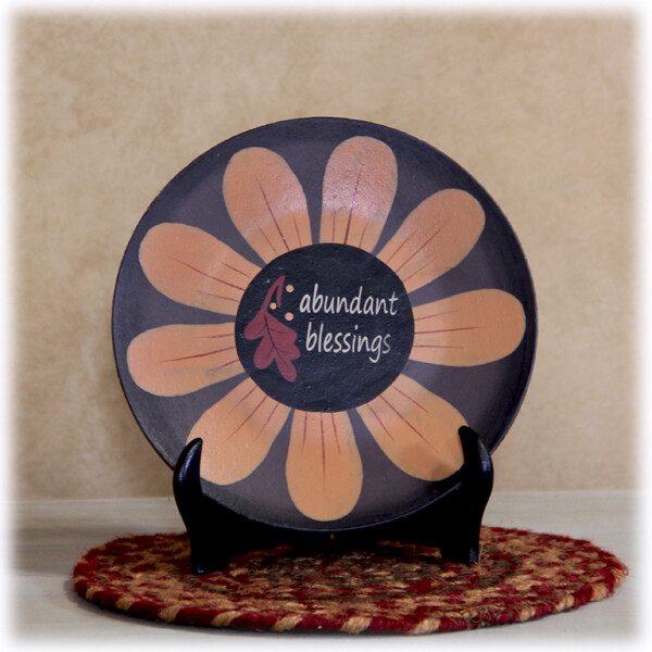 PL080 Sunflower Plate- Blessing