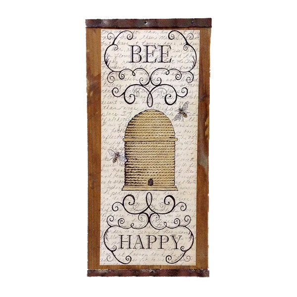 ES012  Bee Happy Sign