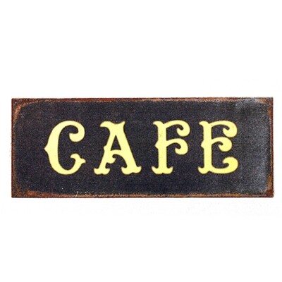 ES105C Cafe Tin Sign